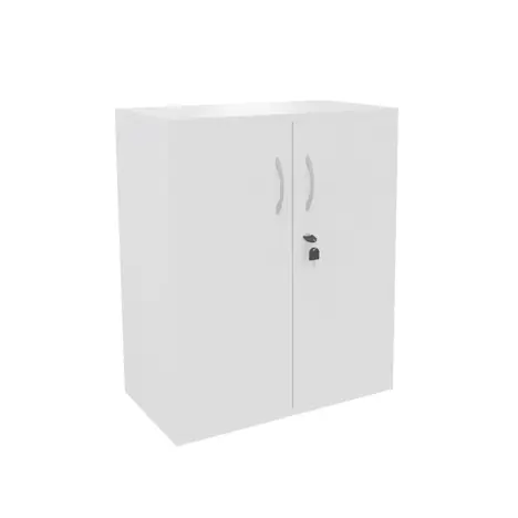 Desk High Cupboards - W600 - White